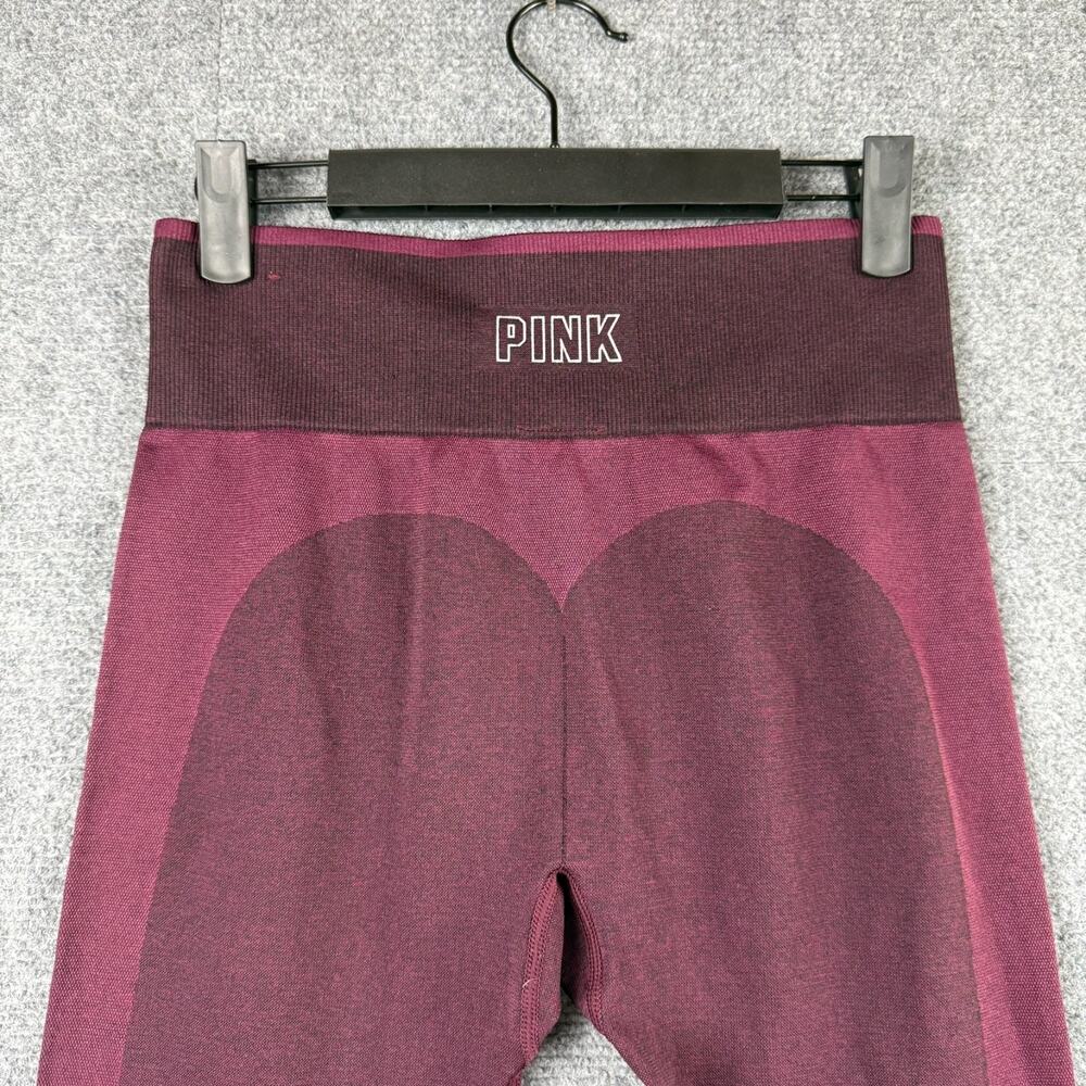 Yoga Style Victoria's Secret PINK Seamless Leggings Women's Medium Two Tone